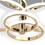 Потолочный светильник светодиодный с пультом Escada CONTOUR 10213/4LED BL Chrome (регулировка яркости, 220V)