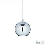 Подвесной светильник Ideal Lux Mr Jack SP1 BIG CROMO (220V, на проводе, шар)