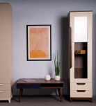 Шкаф R-Home витрина Сканди Бежевый