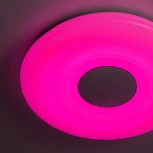 Потолочный светильник RGB круглый Citilux Light & Music MP3 CL703M61 (LED, 220V, пульт управления, управление смартфоном, голосовое управление, умный дом - Алиса, Маруся, Сири, круглые)