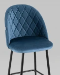 Стул барный Stool Group Марсель велюр пыльно-синий УТ000025277