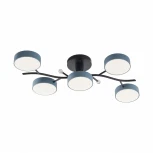 Потолочная люстра на штанге Arte Milano Ferrara 256606/5 Bk/Gr (LED, 220V, круглые)