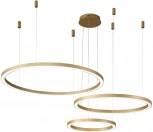 Подвесной светильник Crystal Lux FORTUNA SP158W LED GOLD (220V, пульт управления, на тросе)