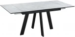 Стол обеденный DikLine WINGS Жемчужный Перито,Черный, Черный