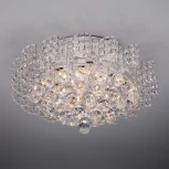 Потолочная люстра Eurosvet Charm 16017/9 белый с серебром