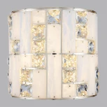 Бра Odeon Light Crossa 5072/28WL золото/прозрачный/белый/металл/хрусталь/алебастр LED 15W (220V)