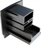 Заглушка торцевая Trinity черный, 1шт (трехфазный) Maytoni Technical TRA005EC-31B