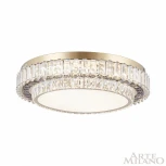 Потолочный светильник круглый Arte Milano 319133/D600 GD (регулировка яркости, LED, 220V, пульт управления, круглые)