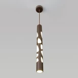 Подвесной светильник Eurosvet DLR037 12W 4200K кофейный (LED, 220V, на проводе, круглые)