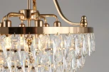 Подвесная люстра каскадная Aployt Gerta APL.725.13.07 (220V, хрусталь, на цепи)
