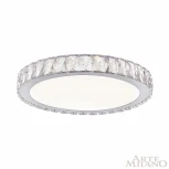 Потолочный светильник круглый Arte Milano 310122/D400 NI (регулировка яркости, LED, 220V, пульт управления, круглые)