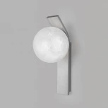 Бра Eurosvet Luxor со стеклянным плафоном 40019/1 серебро (220V, шар)