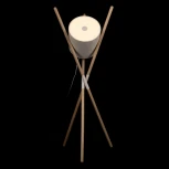 Торшер на треноге Loft It Bobbin 10245F White (220V, выключатель)