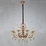 Подвесная люстра Omnilux Grosseto OML-77723-08 (220V, на цепи, подсвечник, свеча)