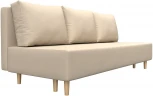 Диван прямой Лига-033 (Бежевый/Экокожа) Лига Диванов арт.121097