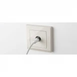 ТВ-розетка оконечная (слоновая кость) Werkel W1183003 (a051494)