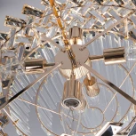 Подвесная люстра De City Бриз 111016206 (220V, хрусталь, на цепи)