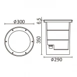 Встраиваемый светильник уличный Oasis Light 73206A