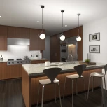 Подвесной светильник Eurosvet Frost 50152/1 хром (220V, на проводе, шар)