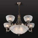Подвесная люстра Eurosvet 60008 60006/8 античная бронза