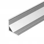 Профиль с экраном ARH-KANT-H16-2000 ANOD+OPAL (Arlight, Алюминий) 036770