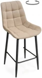 Полубарный стул Notta Алст К крутящийся бежевый / черный 502281