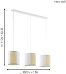 Подвесной светильник Eglo Arnhem 43402 (220V, на проводе)