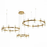 Подвесная люстра Gemina SL6007.203.54 Латунь/Прозрачный LED 54*2,5W 4000K
