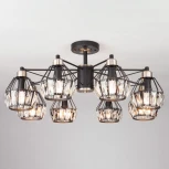 Потолочная люстра Eurosvet Lord 70075/8 черный (220V)