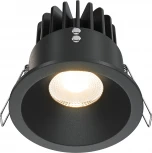 Встраиваемый светильник Zoom 3000K 1x12Вт 60° IP 65 Dim Triac LED Maytoni Technical DL034-L12W3K-D-B
