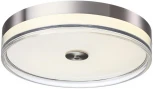 Светильник настенно-потолочный Sonex металл/акрил/никель/прозрачный Sonex Mitra 7727/76L LED 76Вт ETERNA (220V, круглые)