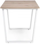 Стол раскладной Notta Лота Лофт 120 25 мм дуб делано светлый / белый матовый 489665