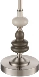 Настольная лампа Lumion Kentuki 8283/1T никель/белый, металл/керамика/текстиль Е14 1*40W 220V