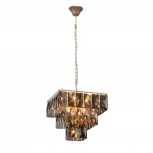 Подвесная люстра Vitaluce V5272-8/8+1 (220V, хрусталь, на цепи)