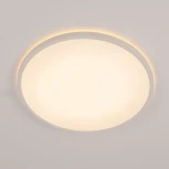 Настенно-потолочный светильник круглый светодиодный с подсветкой Citilux Norma CL748400 (220V, круглые, IP40)