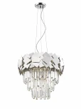 Подвесная люстра каскадная Simple Story 1032 1032-6PL (220V, хрусталь, подвески, на тросе)