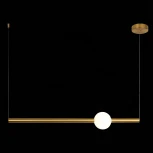 Подвесной линейный светильник IP22 светодиодный ST Luce Angurra SL1222.223.01 в форме шара