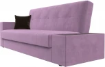 Диван-книжка Лига-020 стол справа (Сиреневый,Коричневый/Микровельвет) Лига Диванов арт.118510