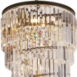 Подвесная люстра Divinare Charlotte 3011/01 SP-15 (220V, хрусталь, на цепи)