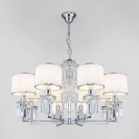 Подвесная люстра Eurosvet Zaffiro 10099/8 хром (220V, на цепи)