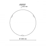 Настенно-потолочный светильник Sonex Kusta 118/K