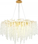 Подвесная люстра Aployt Paulina APL.848.03.15 (220V, хрусталь, на тросе, ветки)