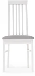 Деревянный стул Woodville Рейнир серый / белый 528938