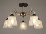 Потолочная люстра на штанге Мелодия Света SL1N SS2188-5 AB+BK 000067876