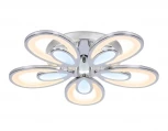 Потолочная люстра Ambrella Acrylica FA469 (регулировка яркости, LED, 220V, пульт управления, управление смартфоном, умный дом - PC.Lamper, цветы)