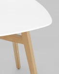 Стол обеденный Stool Group Target 80*80 белый ножки массив бука УТ000005563