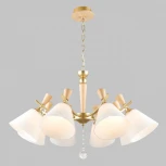 Подвесная люстра Imex MD.6132-8-P-GD+WOOD