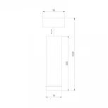 Подвесной светильник Elektrostandard Topper DLR023 12W 4200K белый матовый (LED, 220V, на проводе)