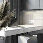 Розетка Ethernet RJ-45 (белый акрил) Werkel W1181041 (a064017)