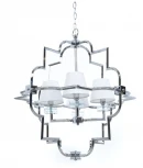 Подвесная люстра Lumina Deco LDP 8020-4 CHR+WT